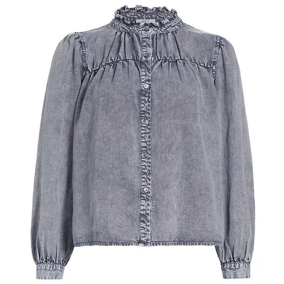 Rails Camille Button Down “Denim” Top - Picture 1 of 9